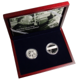 Stříbrná medaile a 200 Kč mince 25. výročí 17. listopad 1989 - 2014