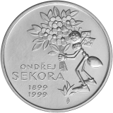 200 Kč - 100. výročí narození Ondřeje Sekory 1999