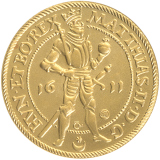 Replika dukátu Matyáše II. 1611
