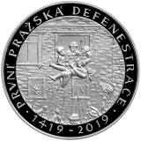 200 Kč - 600. výročí - První pražská defenestrace 2019