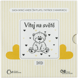 2021 - Sada oběžných mincí ČR - Narození dítěte