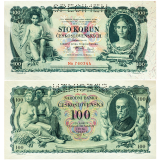 100 korun 1931 - série Na - perforovaná -