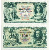 100 korun 1931 - série Sb - perforovaná -