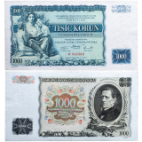 1000 korun 1934 - neperforovaná -
