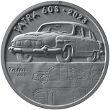 500 Kč - Osobní automobil Tatra 603 - 2023