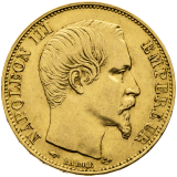20 Frank 1857 Napoléon III.