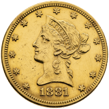 10 Dolar 1881