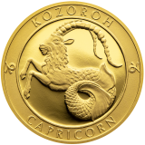 Zlatý dukát Znamení zvěrokruhu - Kozoroh proof