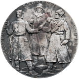 AE medaile - město Kroměříž ženijnímu pluku č. 2. - 1935