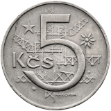 5 korun 1966 - varianta -