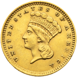 1 Dollar 1859 - Large Indian Head -