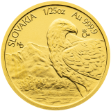 Zlatá investiční mince Orel 1/25 Oz 2021