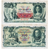 100 korun 1931 (přetisk 1939)