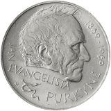 25 Kčs Sté výročí úmrtí Jana Evangelisty Purkyně 1969