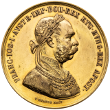 Mosazná medaile 1888 - 40. výročí vlády císaře Františka Josefa I.