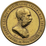 Mosazná medaile 1873 - Světová výstava ve Vídni