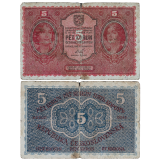 5 korun 1919 - série 0048
