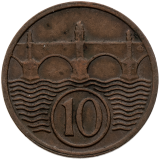 10 haléř 1935