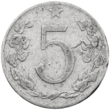 5 haléř 1955