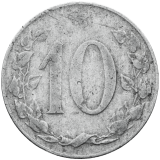 10 haléř 1958