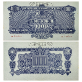 1000 korun 1944 - perforovaná -