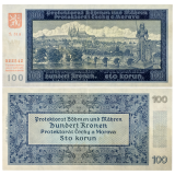 100 korun 1940 - neperforovaná -