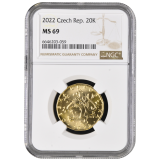 20 korun 2022 NGC MS 69