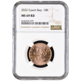 10 korun 2022 NGC MS 69