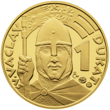 Dukát sv. Václava se zlatým certifikátem 2022 Proof