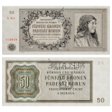 50 korun 1944 - perforovaná -
