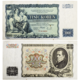 1000 korun 1934 - neperforovaná -