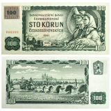 100 Kč 1961 - kolek 1993