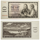 10 Kčs 1960