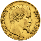 20 Frank 1858 Napoléon III.