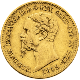 20 Lire 1852 - Vittorio Emanuele II.