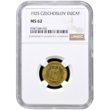Dukát 1925 - NGC MS 62