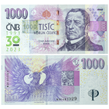 1.000 Kč vzor 2008 – série M20 – Přítisk 2023