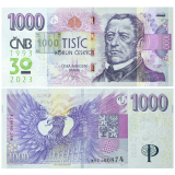 1.000 Kč vzor 2008 – série M07 – Přítisk 2023