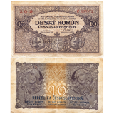 10 korun 1919 - série O -