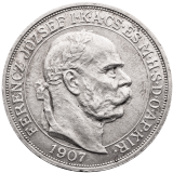 5 Korun 1907 KB - Korunovační