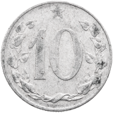 10 haléř 1955