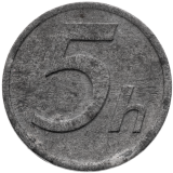 5 haléř 1942