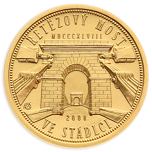 2.500 Kč - Řetězový most ve Stádlci 2008