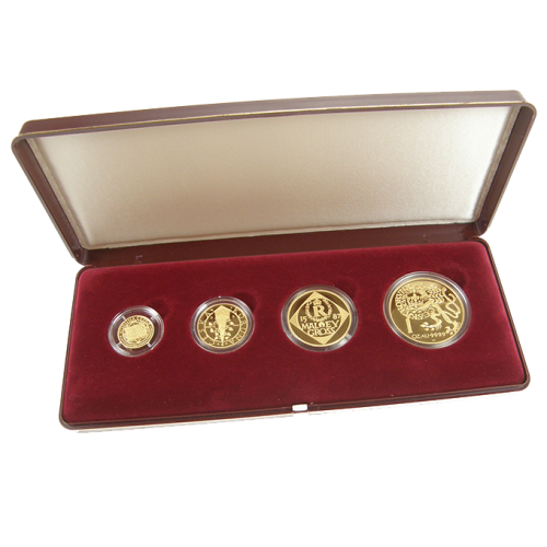 Sada zlatých mincí Koruna česká 1995 - 1997