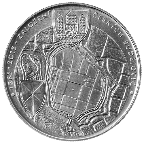 200 Kč - 750. výročí založení Českých Budějovic 2015