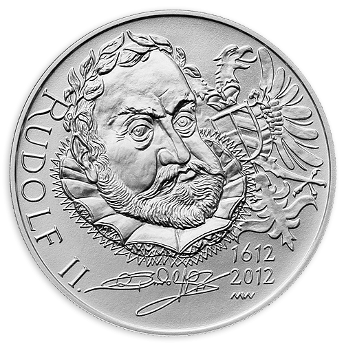200 Kč - 400. výročí úmrtí Rudolfa II. Habsburského 2012