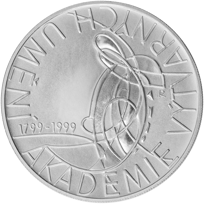 200 Kč - 200. výročí založení Akademie výtvarných umění 1999