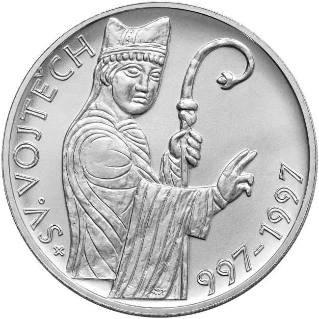 200 Kč - 1000. výročí úmrtí sv. Vojtěcha 1997