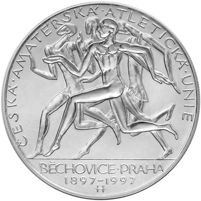 200 Kč - 100. výr. založení České atl. unie, nejstarší běh Běchovice-Praha 1997