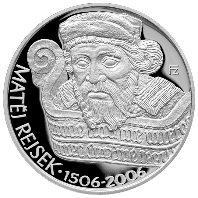 200 Kč - 500. výročí úmrtí Matěje Rejska 2006